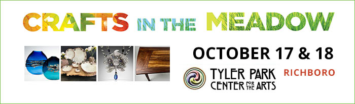 The Crafts in the Meadow Fall Invitational Craft Show is a fine art and craft event showcasing excellence in craftsmanship, alongside a festive weekend of live music, performing arts, and refreshments. Over 130 fine artisans will be featured, with demonstrations, live music, great food, and plenty of fun for kids too!